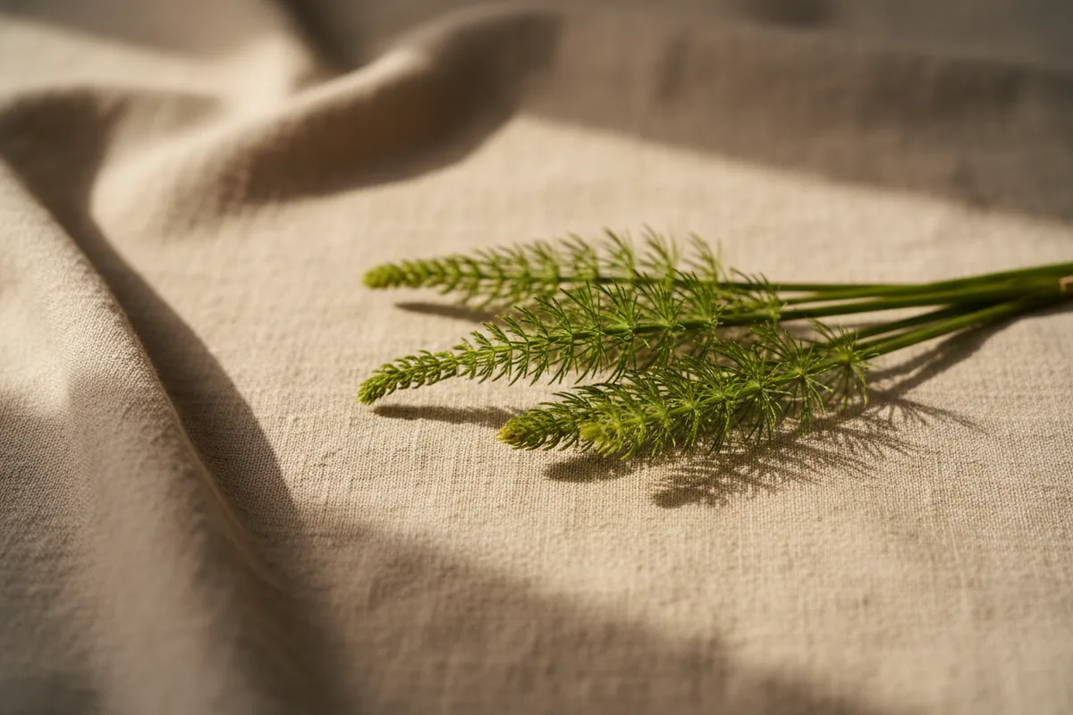 Tallos segmentados de cola de caballo (Equisetum arvense)